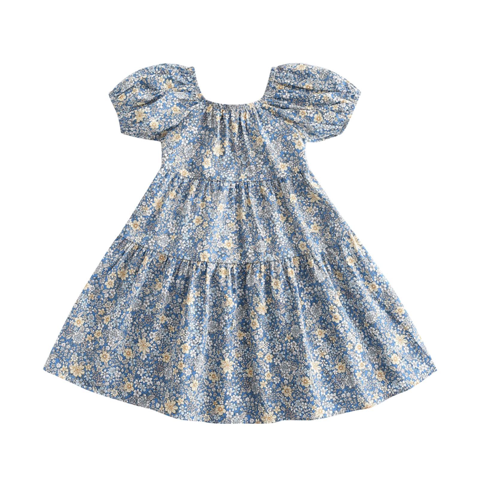 Toddler Baby Girl Cotton Lace Princess Overalls Dress - Long Sleeve Casual Outfit for Birthday Party & Special Occasions | Soft Comfortable Infant Dress for Playdates & Photo Shoots