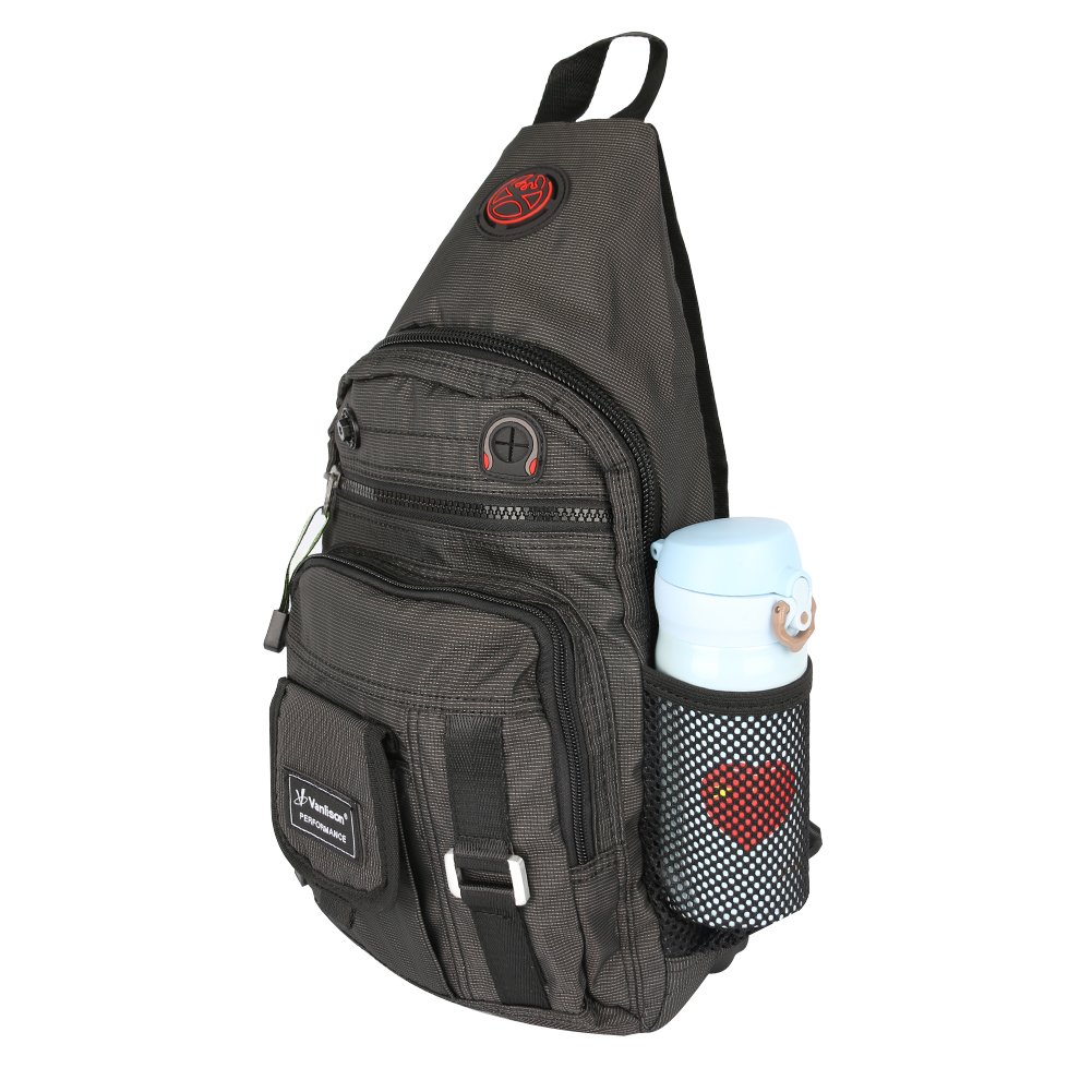 Stylish Unisex Crossbody Sling Backpack - Durable Waterproof Shoulder Bag for Men & Women (Black) - Perfect for Travel, Hiking & Everyday Use