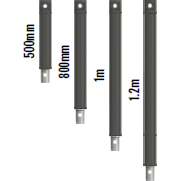 Auger Torque S4 Auger Extensions - Heavy Duty Drill Bit Extenders for Earth Augers, Post Hole Diggers & Landscaping Tools - Perfect for Fencing, Gardening & Construction Projects