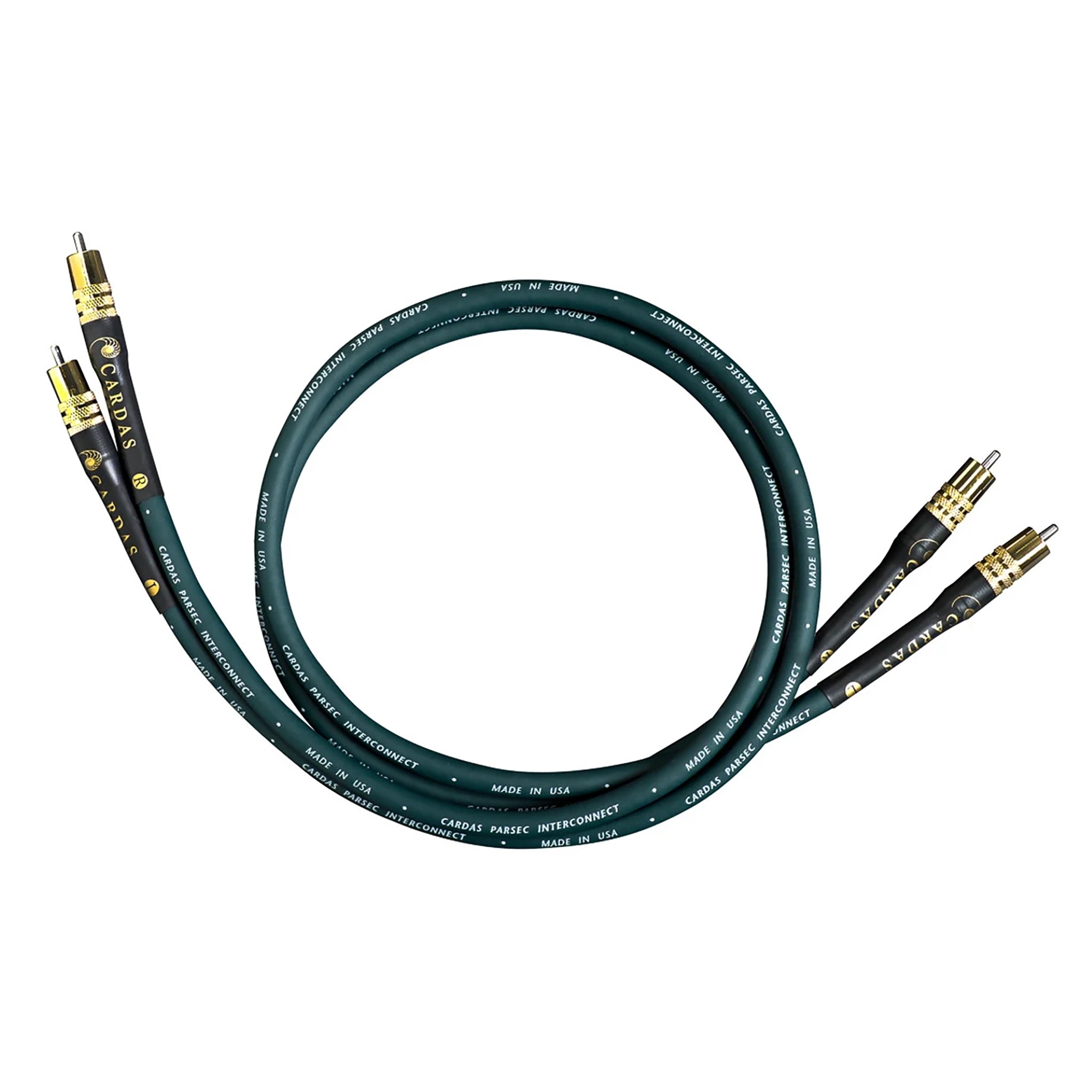 Cardas Parsec High-End Audio Interconnect Cable - Premium RCA Cables for Home Theater & Hi-Fi Systems - Perfect for Audiophiles & Music Enthusiasts