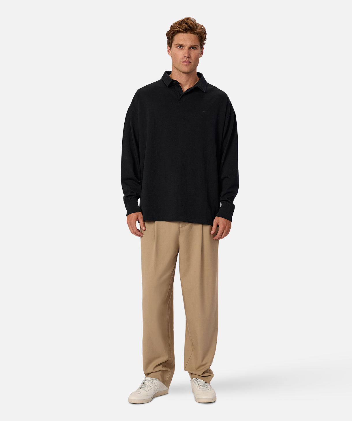 McBride Rugby Shirt for Men - Classic Black Rugby Jersey for Casual & Sports Wear | Perfect for Rugby Games, Gym, and Everyday Outfits