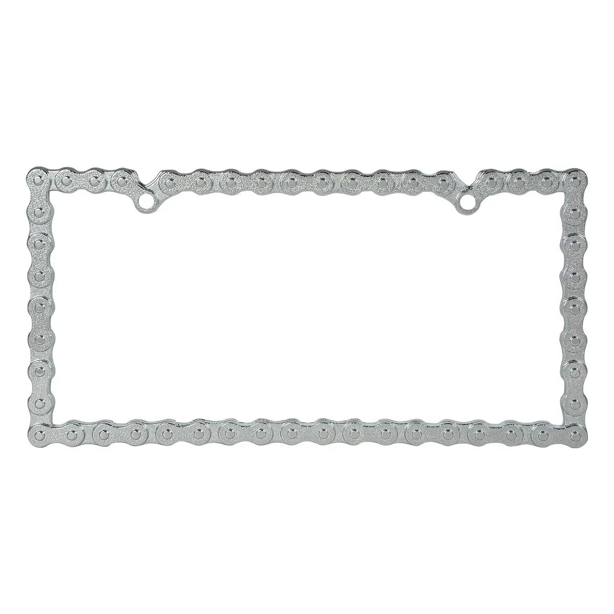 Durable Bike Chain License Plate Frame - Rustproof & Stylish Custom Metal Plate Holder for Motorcycles & Bicycles - Perfect for Road Bikers, Commuters & Custom Bike Enthusiasts