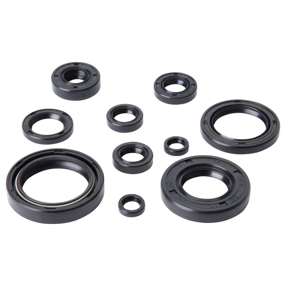 TUSK Engine Oil Seal Kit - High-Performance Replacement for Motorcycles & ATVs - Durable Leak Protection for Off-Road & Racing Use