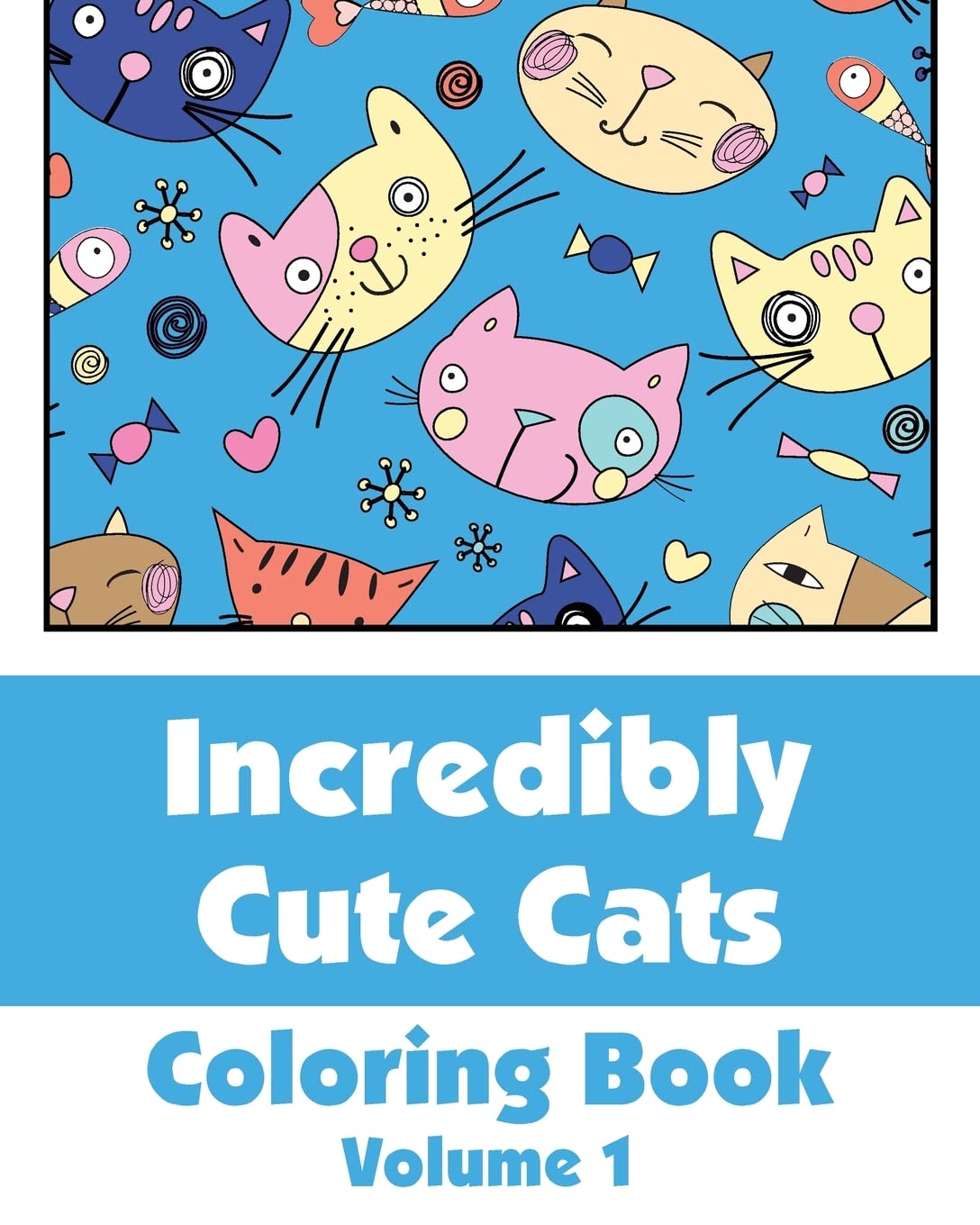 Adorable Cats Coloring Book for Adults & Kids - Relaxing Art Therapy with 50+ Cute Cat Designs | Perfect for Stress Relief, Gifts & Family Bonding Activities