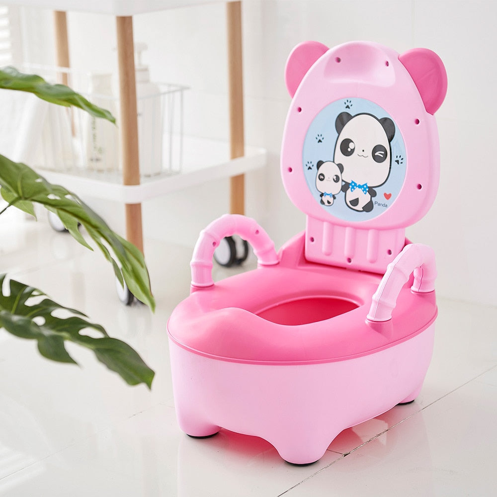 Baby Toilet Seat for Toddlers - Soft Cushioned & Anti-Slip Design for Safety & Comfort - Potty Training Essentials for Home & Travel Use