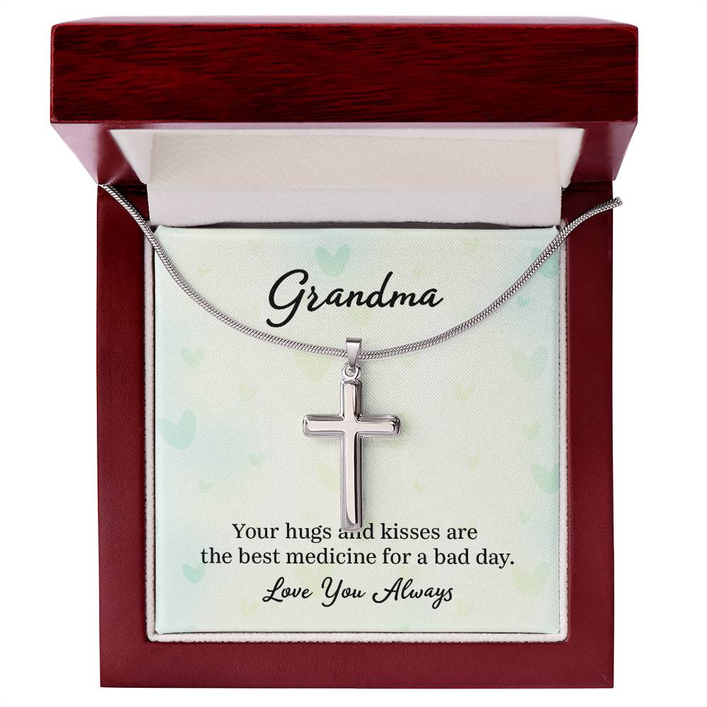 Beautiful Cross Necklace for Grandma - Thoughtful Gift from Grandchildren | Perfect for Birthday, Mother's Day & Christmas Gifts