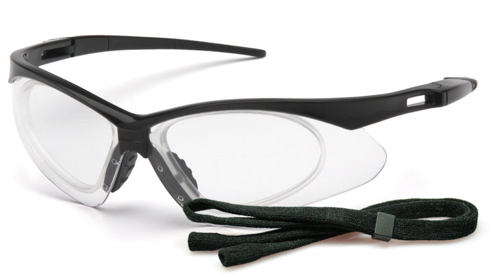 Pyramex PMXTREME® Clear Safety Glasses with Prescription RX Insert - ANSI Z87.1 Certified for Work, Construction, and Outdoor Activities