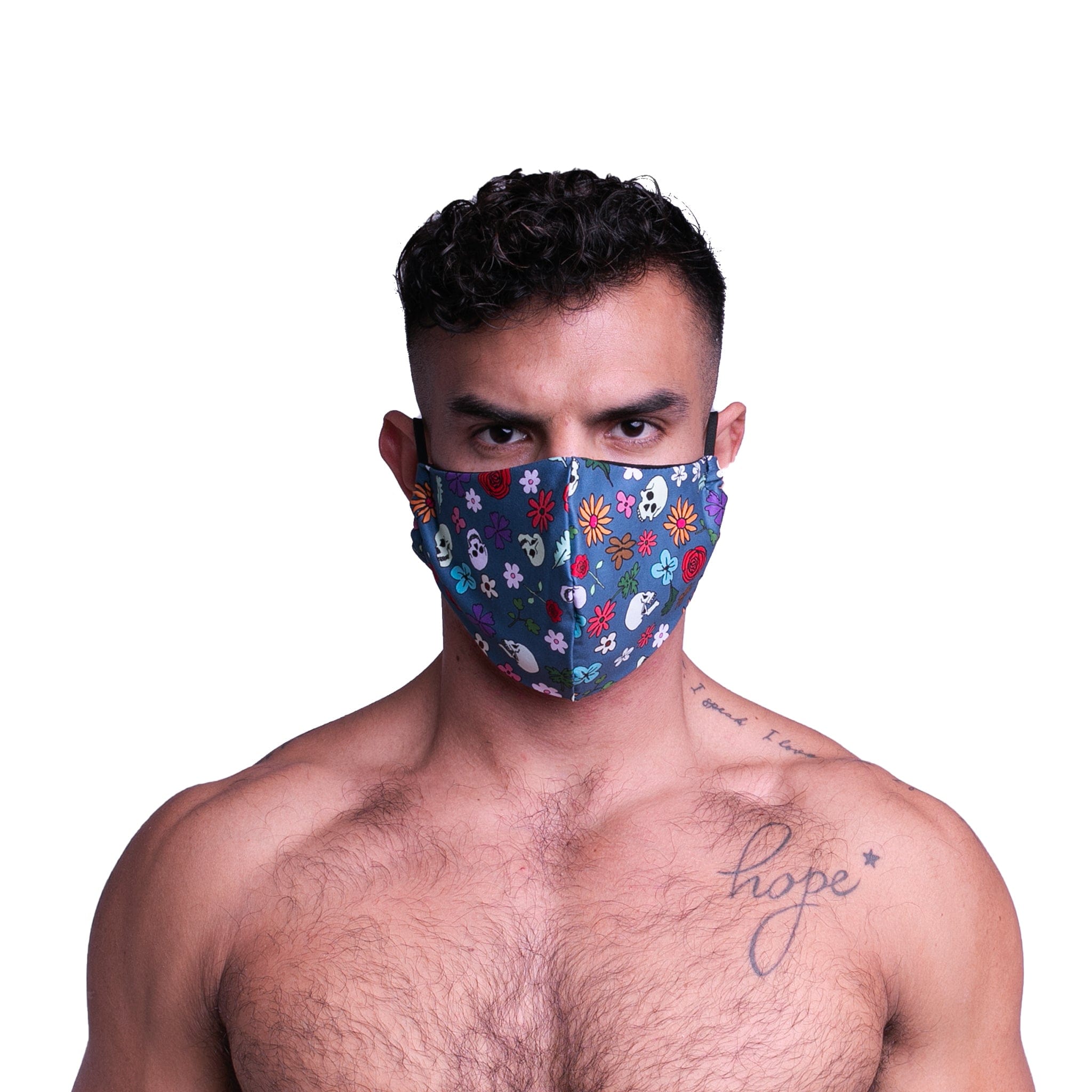 Vintage Floral Face Mask - Reusable Cotton Fabric with Adjustable Ear Loops for Women & Men - Perfect for Daily Use, Travel, and Outdoor Activities