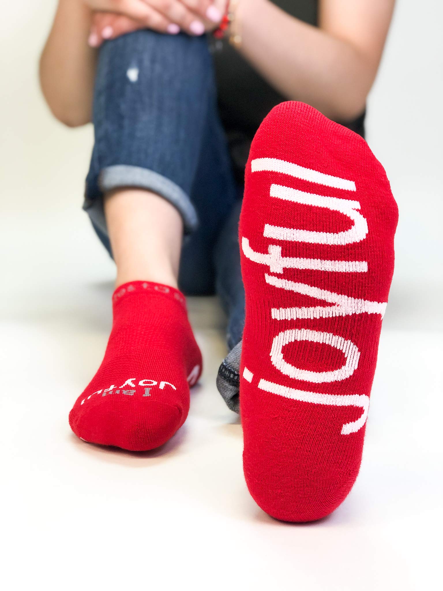 Funny Holiday Socks for Women & Men - Christmas Novelty Socks with 'Notes to Self' Design | Perfect for Gifts, Stocking Stuffers & Festive Outfits