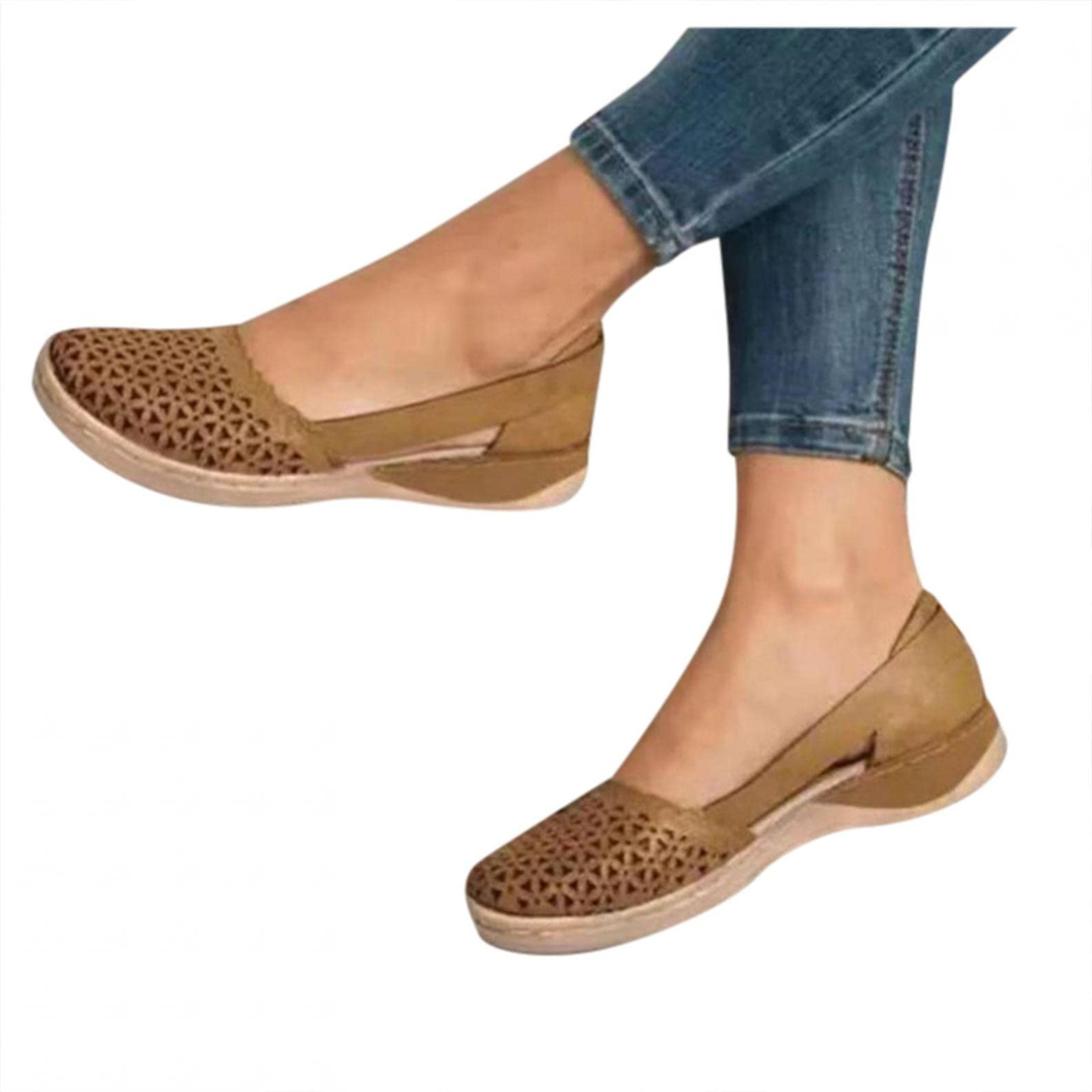 Masbird Women's Slip-On Sneakers - Comfortable Walking Shoes with Memory Foam, Fashion Loafers for Casual Wear | Perfect for Work, Travel & Everyday Comfort