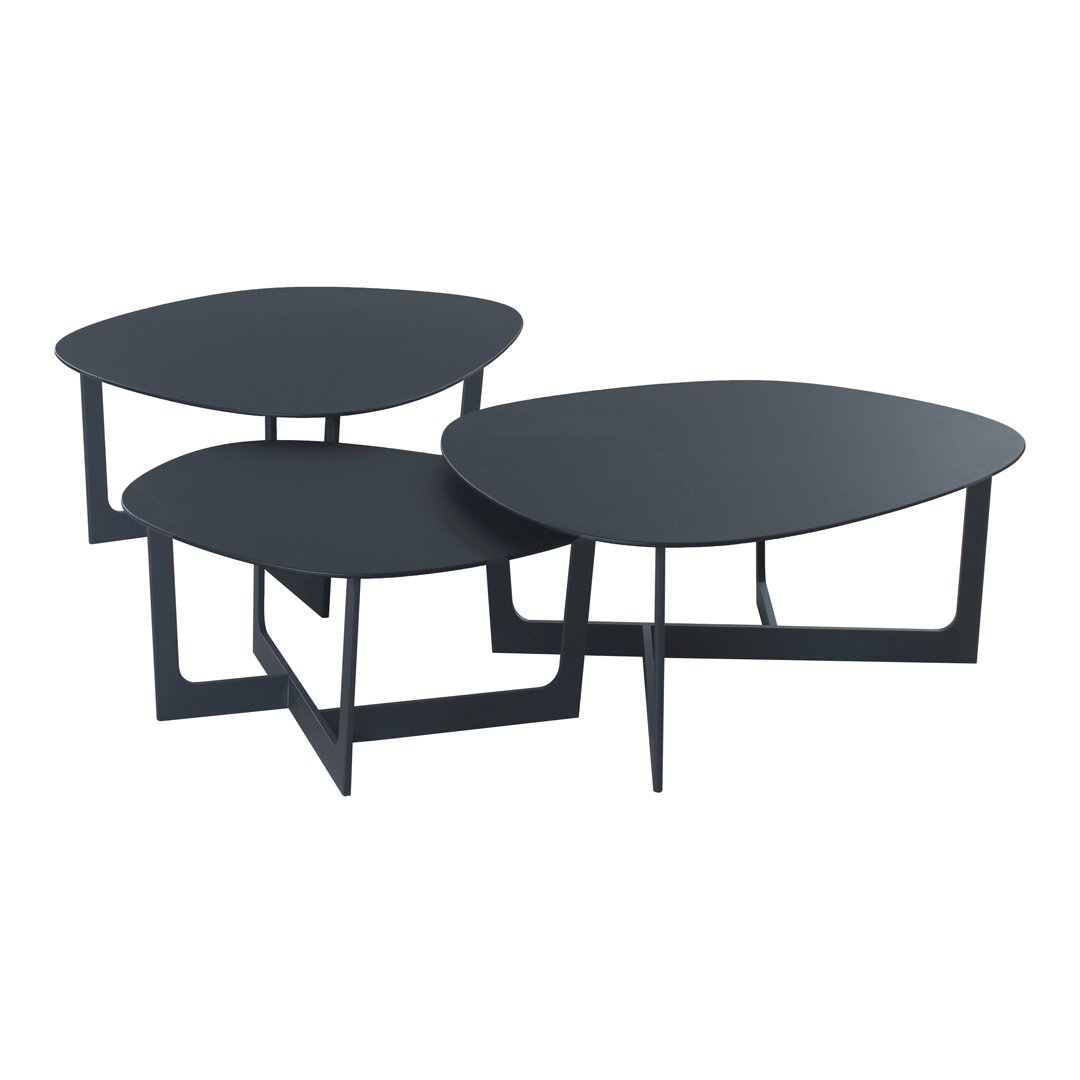 Erik Jørgensen Insula Modern Coffee Table - Scandinavian Design Living Room Furniture for Home Decor & Entertaining