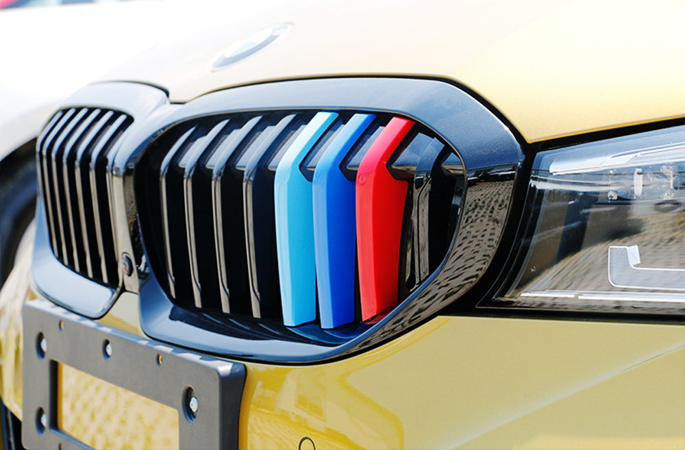 BMW G20 3 Series M Color Grille Insert Trims (2019-2022) - 8 Beam Kidney Grill Upgrade for Enhanced Style & Performance | Perfect for Car Enthusiasts & Custom Builds