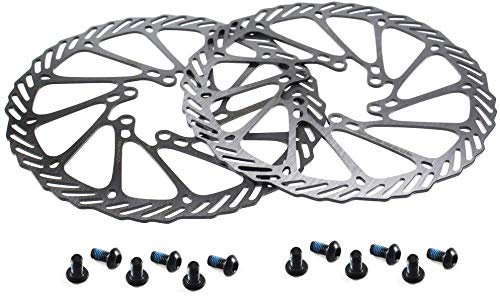 BESNIN 160mm Bike Brake Rotors - 2 Pcs Stainless Steel Disc for MTB Road Bike BMX - Durable Cycling Performance