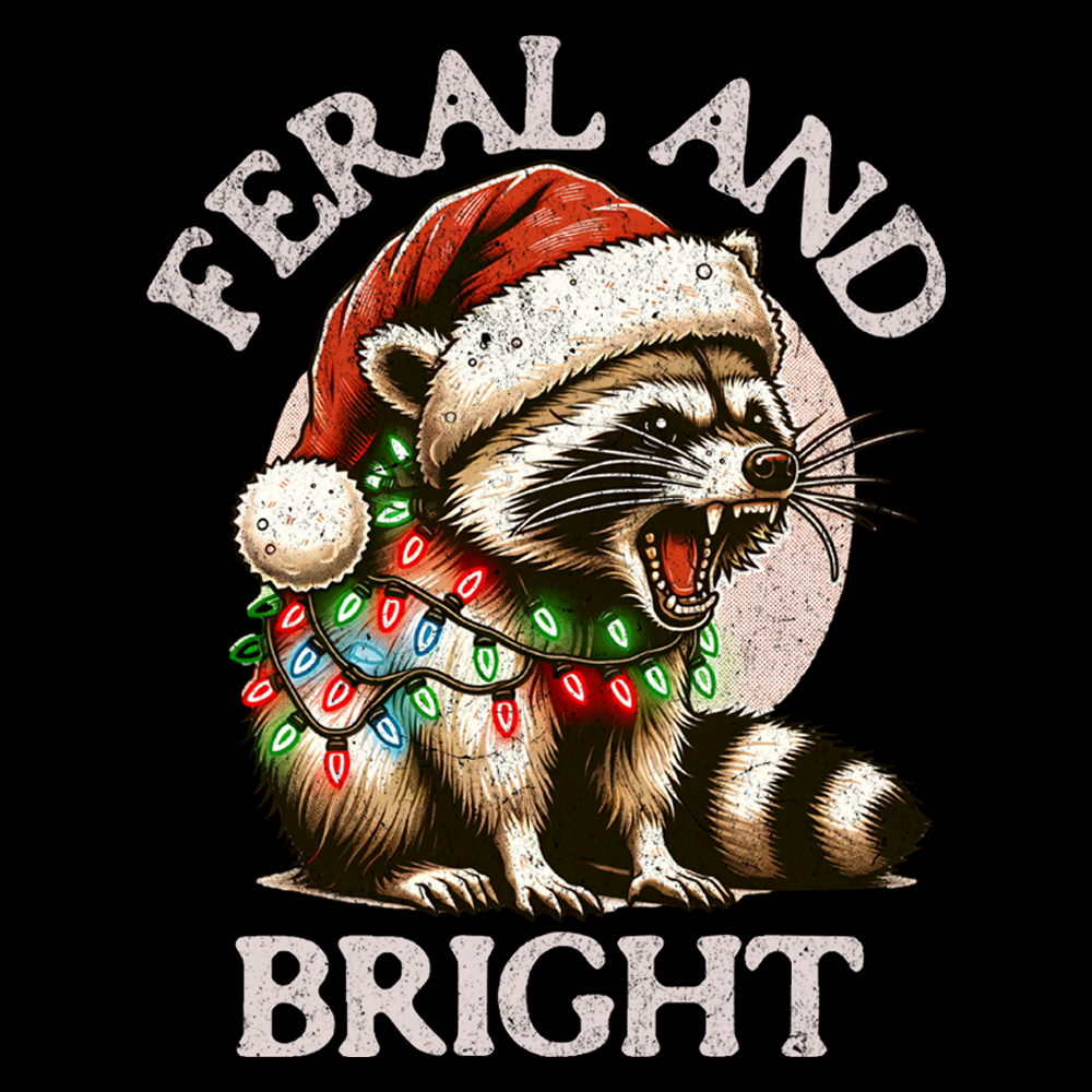 Feral And Bright Graphic T-Shirt for Men & Women - Trendy Casual Streetwear for Everyday Outfits & Music Festivals