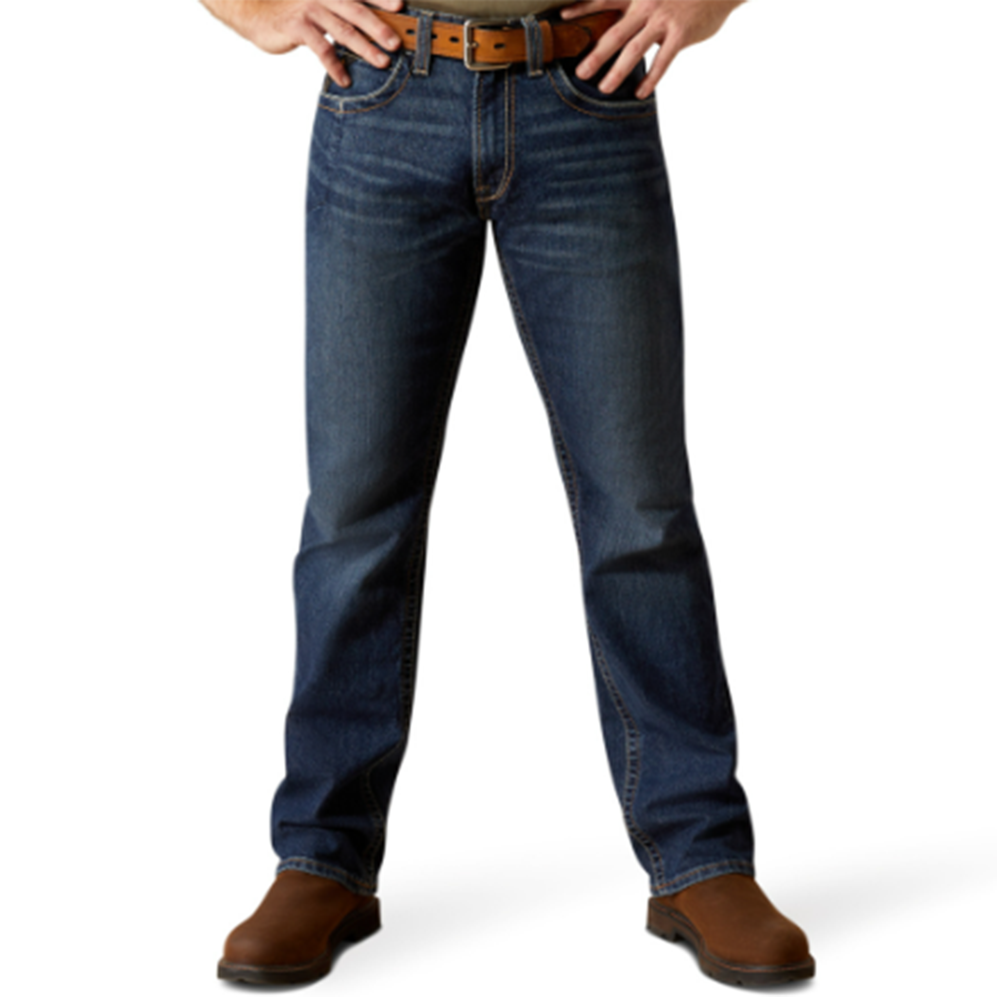 Ariat Rebar M5 Straight Rail Jean - Durable Men's Work & Casual Denim Pants for Construction, Ranch & Everyday Wear