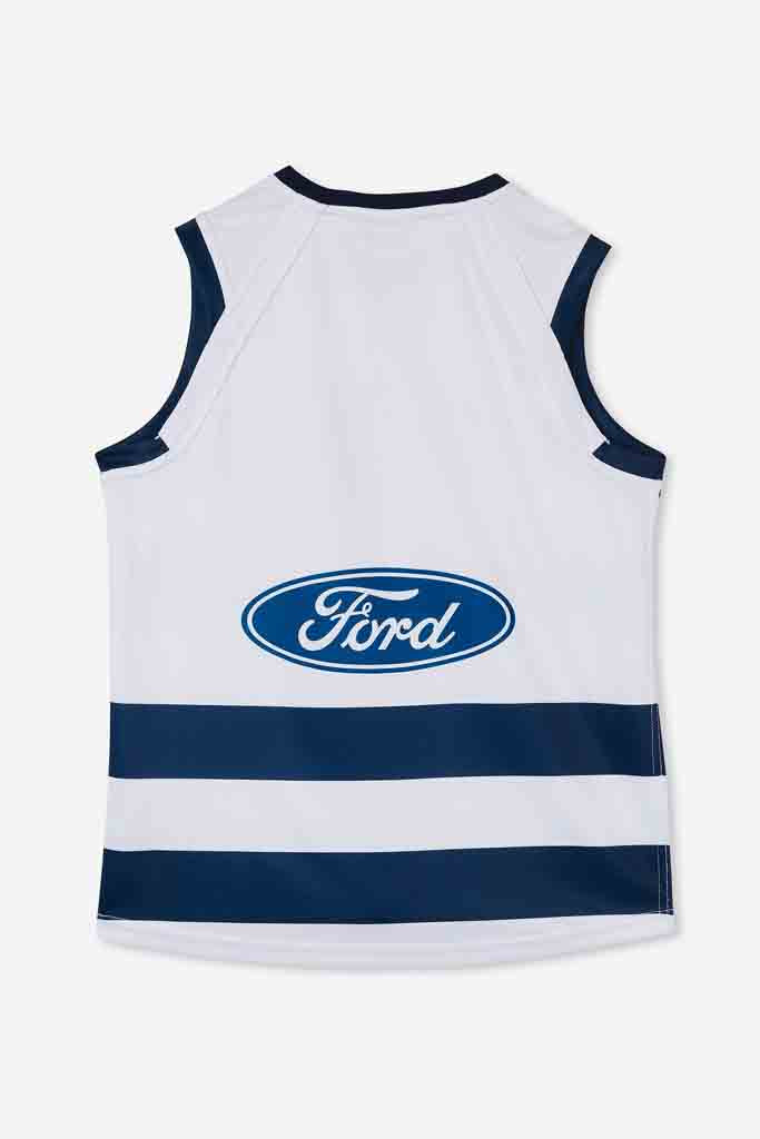 Geelong Cats 2024 Home Jersey for Kids - Official AFL Football Team Apparel for Young Fans | Perfect for Game Day, School, and Sports Events