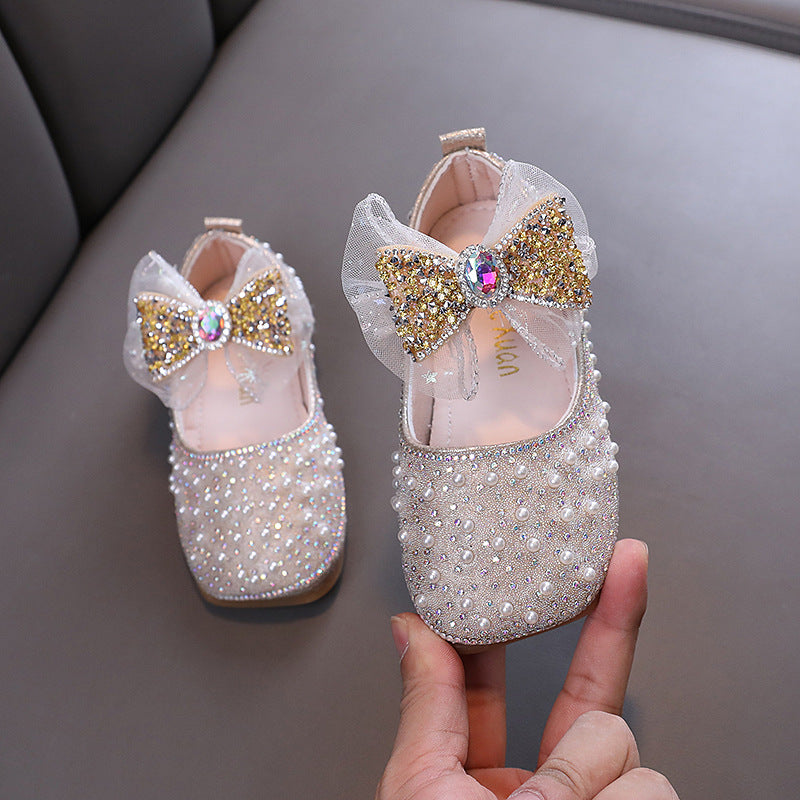 Adorable Baby Girl Flower Girl Princess Shoes for Weddings & Special Occasions - Comfortable Performance Dance Shoes for Toddlers