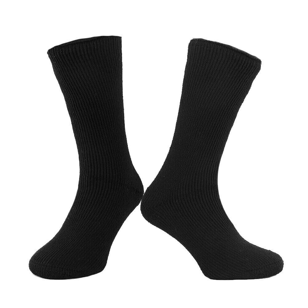 3 Pairs of Men's Thermal Winter Socks - Warm Wool Blend for Cold Weather, Hiking & Outdoor Activities