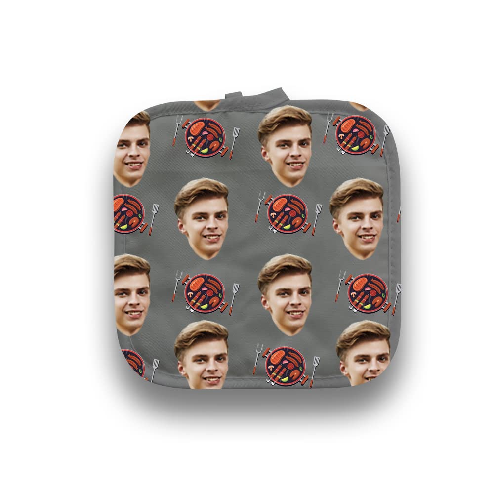Custom Heat Resistant Pot Holders - Oven Mitts & Kitchen Insulation Gloves for Cooking & Baking - Anti-Scalding Protection with Personalized Patterns - Perfect for Home Kitchen, BBQ & Dining Room Use