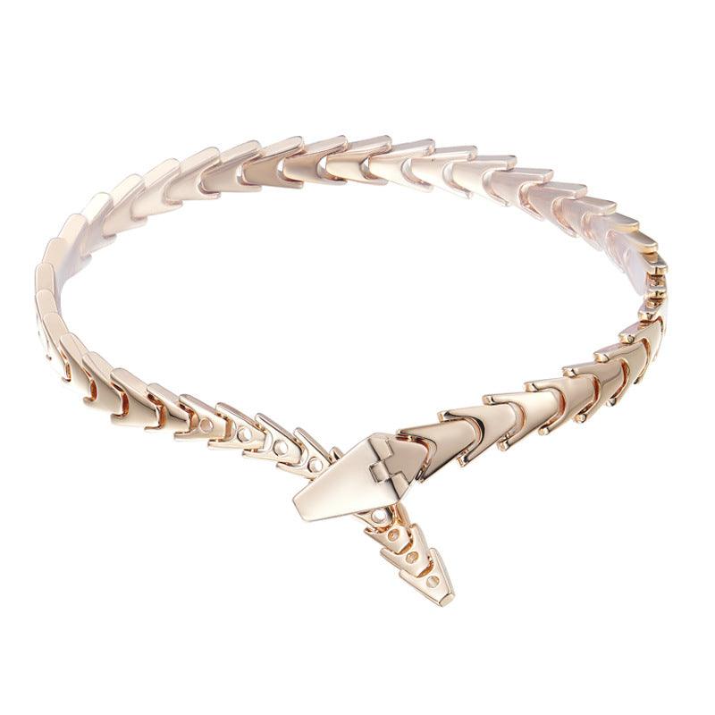 Adjustable Snake Bracelet for Men & Women - Fashionable Unisex Jewelry for Casual Wear, Parties & Gifts
