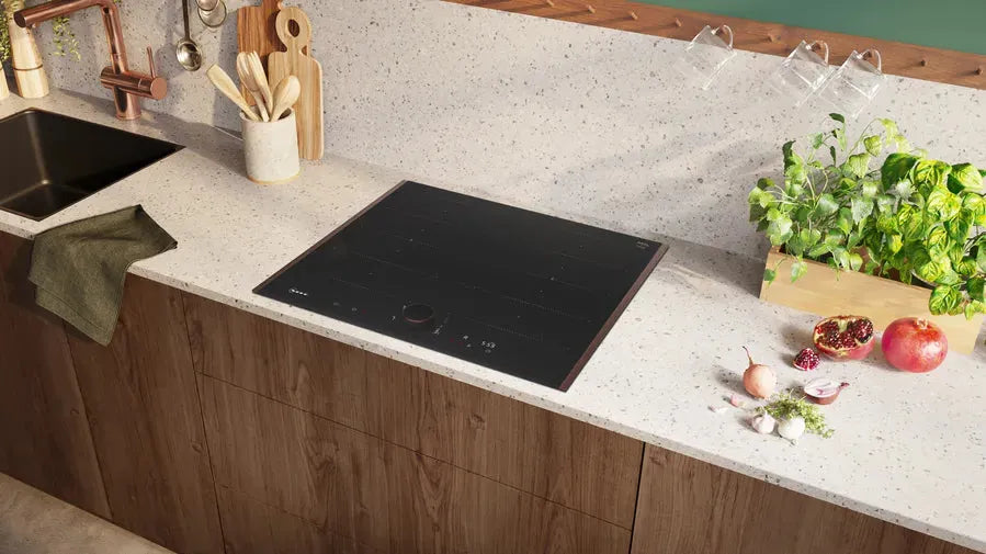 Neff 60cm Flex Induction Cooktop N90 T66YYY4C0H - Fast & Energy Efficient Electric Stove for Modern Kitchens - Perfect for Home Cooking, Boiling & Frying