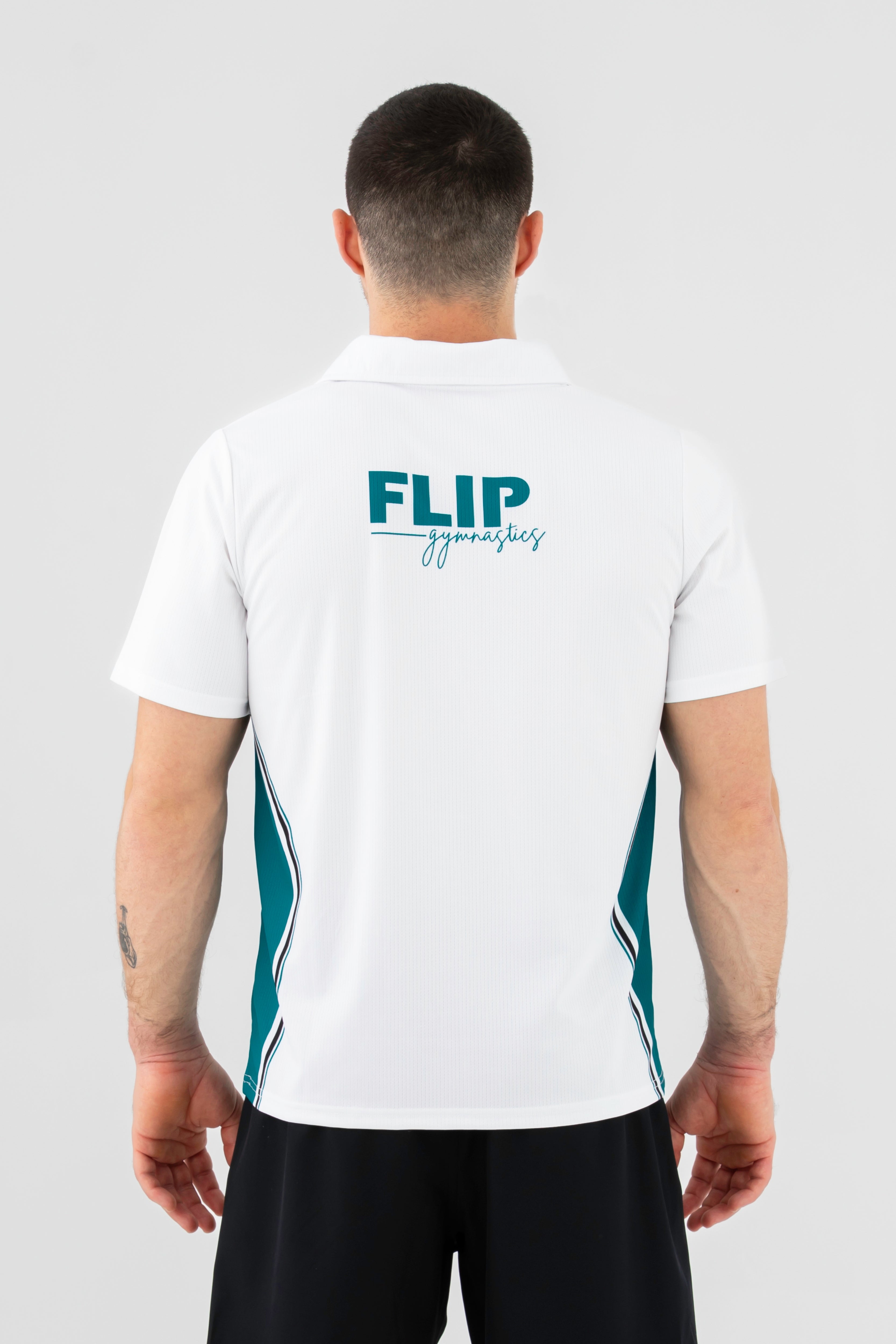 Premium Men's Sublimated Polo Shirt - Moisture Wicking Quick Dry Performance Shirt for Golf, Tennis & Casual Wear