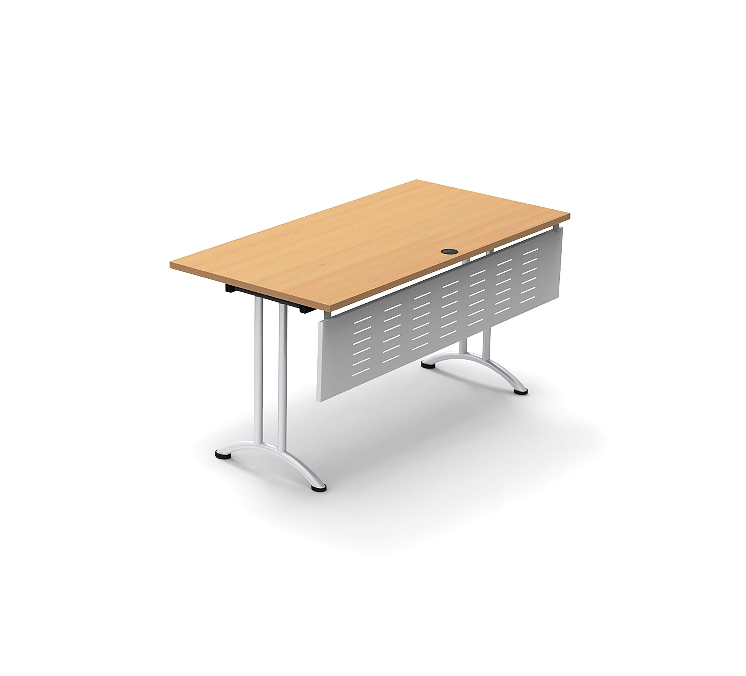 20-Person Folding Conference Table Set with 40 Beechwood Chairs & Modesty Panels - Connectable Training Tables for Classrooms, Seminars & Meetings | Space-Saving Nesting Design for Compact Storage | Ideal for Corporate Events, School Classrooms & Conference Rooms