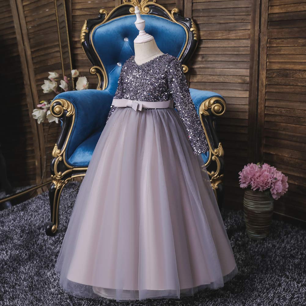 Royal Palace Lace Gothic Victorian Gown for Girls - Long Sleeve Princess Dance Dress for Weddings, Pageants & Masquerade Balls | Elegant Fancy Costume for Parties, Halloween & Special Occasions