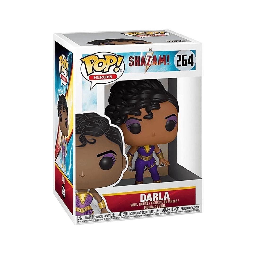 Funko Pop! Heroes: Shazam Darla #264 - Collectible Vinyl Figure for DC Comics Fans - Perfect for Display, Gifts & Comic Conventions