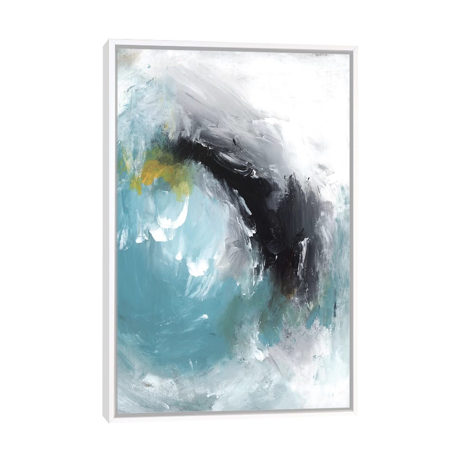 PI Studio Aquamarine I Framed Wall Art - Elegant Blue Ocean Painting for Living Room, Bedroom & Office Decor