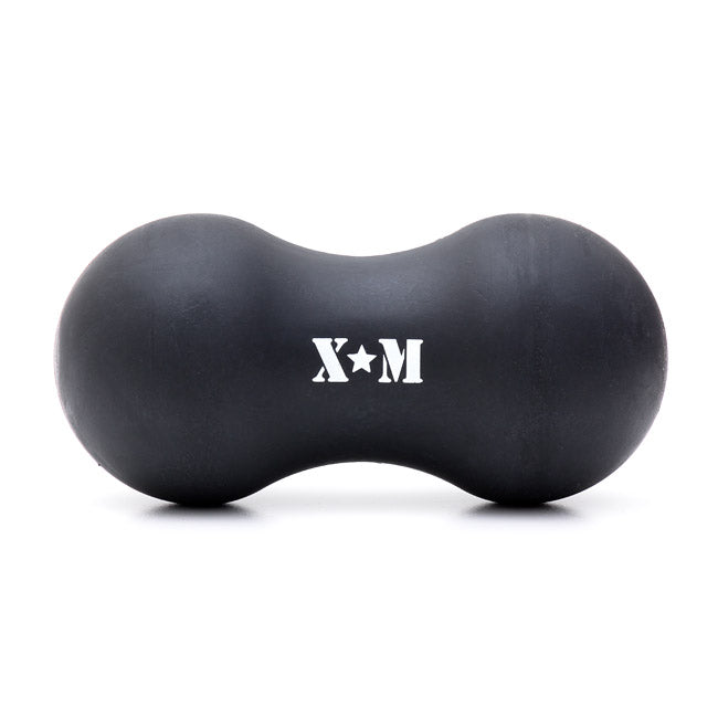 XM Fitness Double Ball Massage Roller for Muscle Recovery & Pain Relief - Perfect for Athletes, Yoga & Post-Workout Recovery