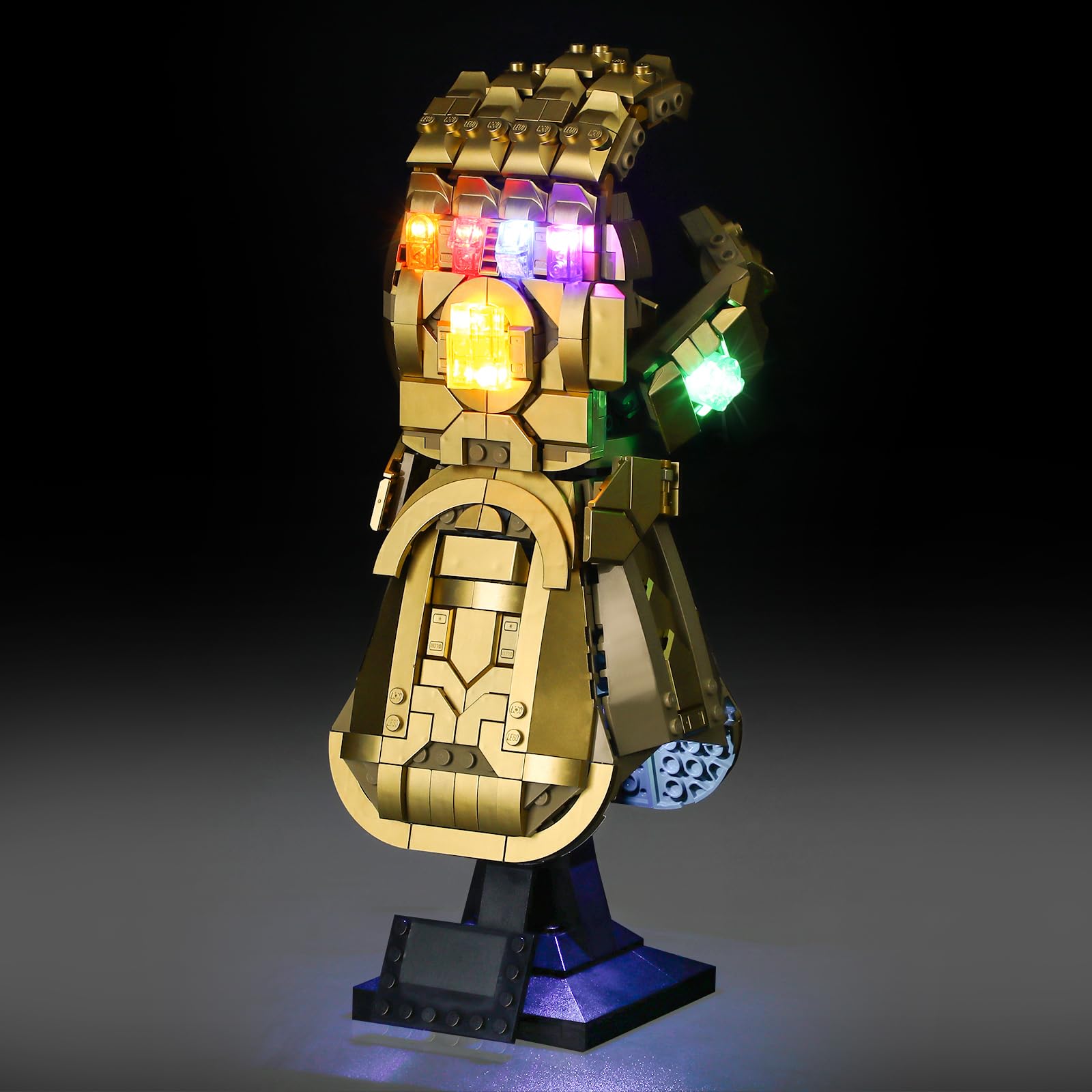 LED Light Kit for Lego 76191 Marvel Infinity Gauntlet Building Set - Compatible Lighting for Lego Infinity Gauntlet Model (Not Included) - Perfect for Display & Marvel Collections