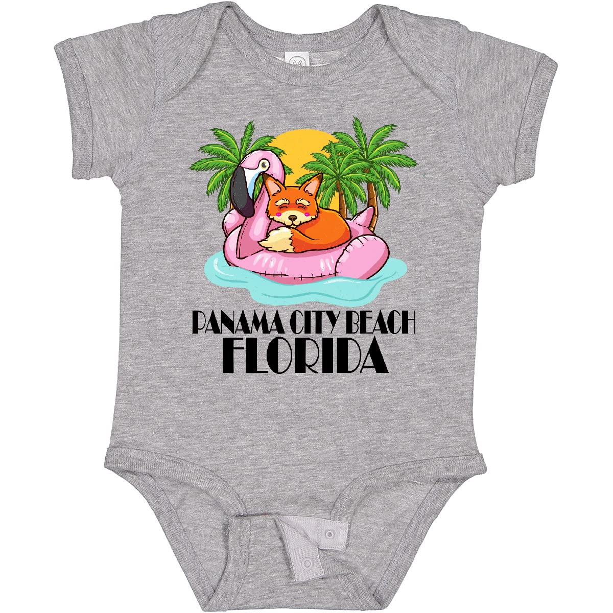 Inktastic Panama City Beach Vacation Baby Bodysuit - Cute Florida Souvenir Outfit for Newborns & Infants - Perfect for Beach Trips, Family Photos & Vacation Memories