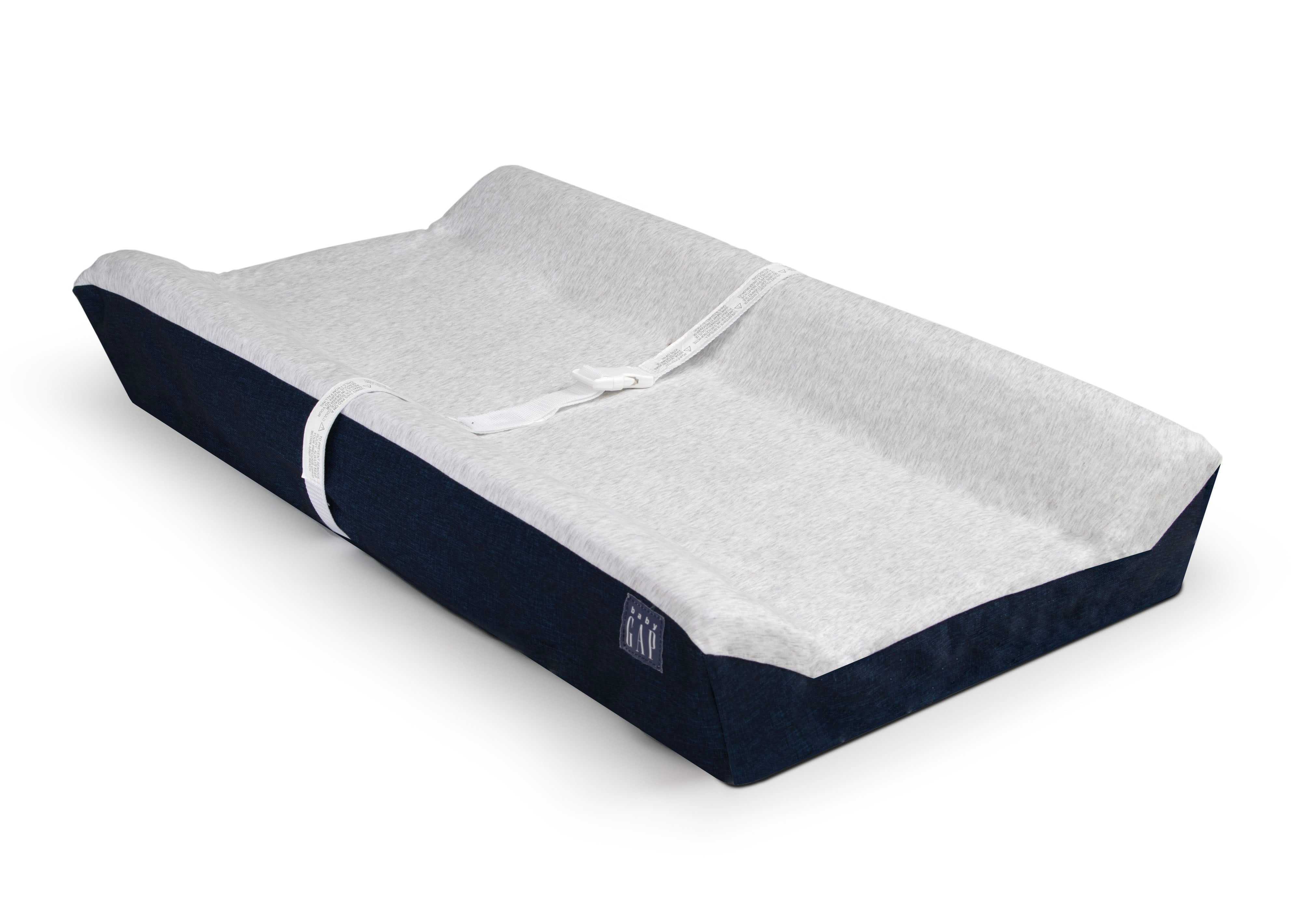 BabyGap Contoured Changing Pad with Cooling Cover - Soft & Waterproof Diaper Changing Mat for Nursery, Travel & On-the-Go Baby Care