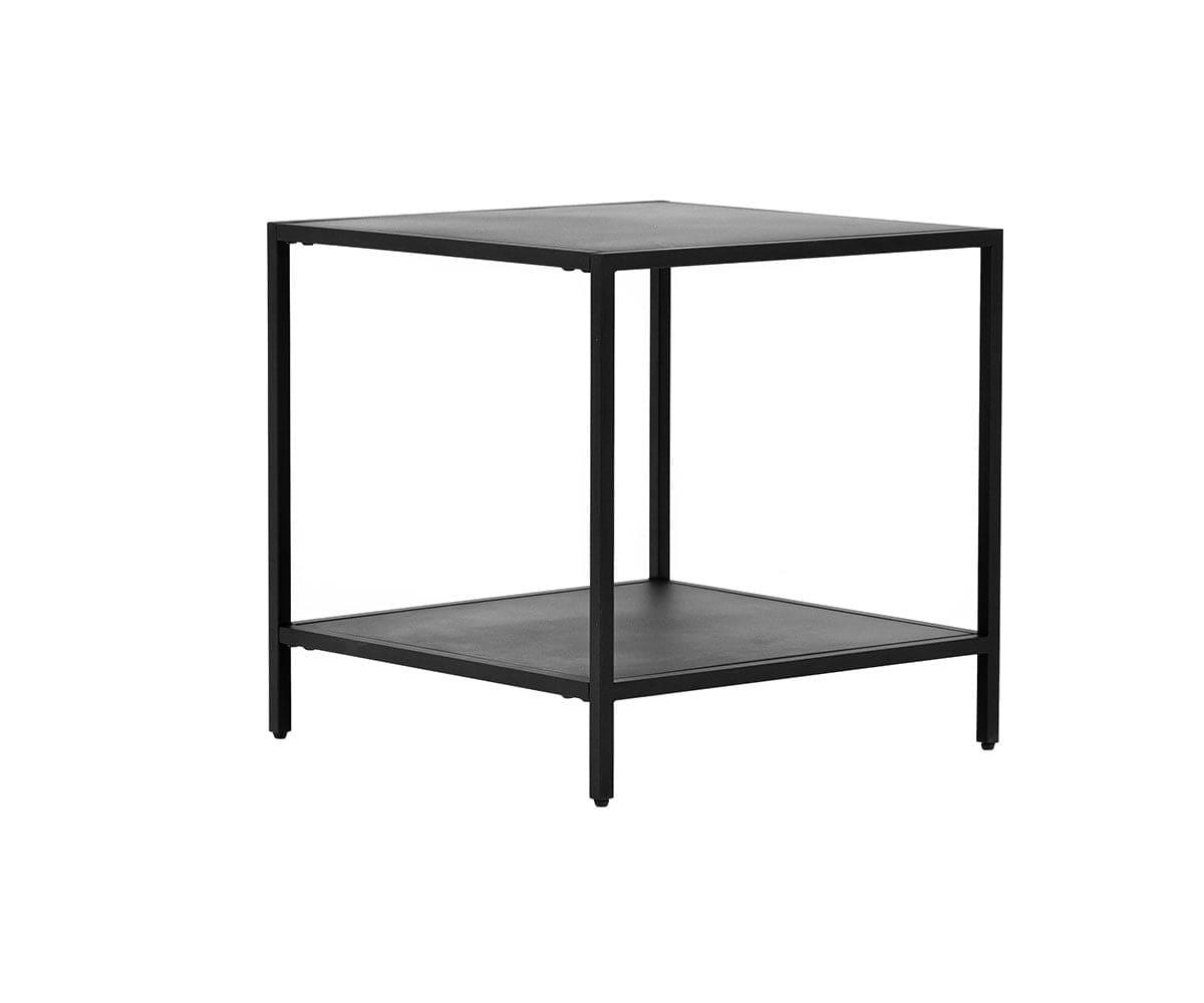 Modern Heroy End Table - Small Nightstand with Storage Shelf for Bedroom, Living Room - Perfect for Holding Lamps, Books & Decor