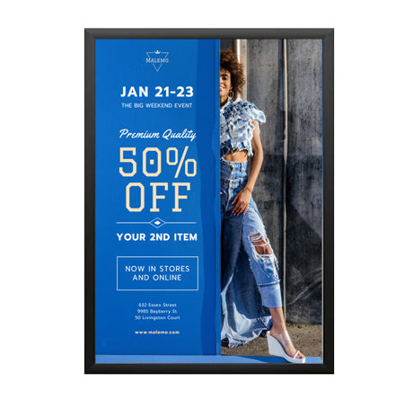 27x40 SwingSnaps Poster Snap Frames - 1 1/4