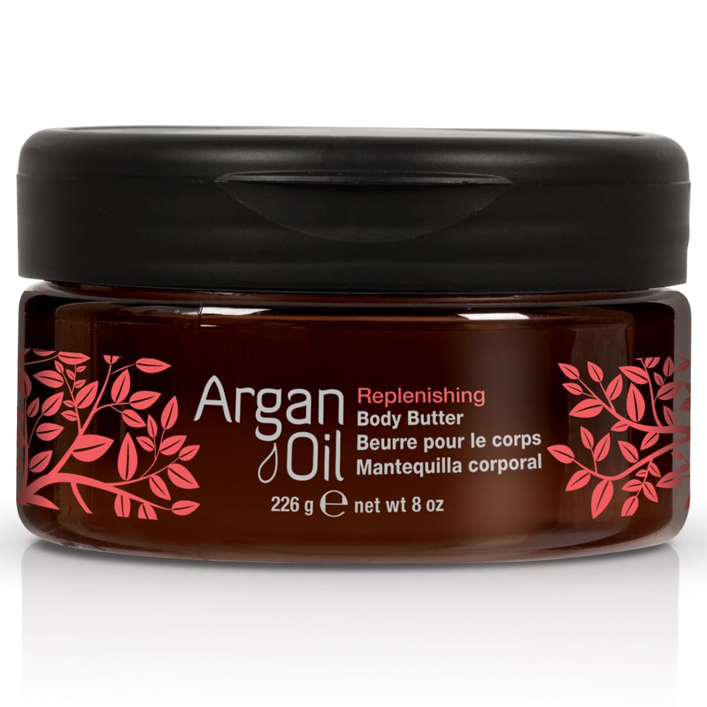 Body Drench Argan Oil Skin Moisturizer & Body Butter - Deeply Hydrating Cream for Dry Skin - Nourishing Moisturizer with Argan Oil for Soft, Smooth Skin - Luxurious Skincare 8 oz (1-Pack) - Perfect for Daily Hydration & Post-Shower Use