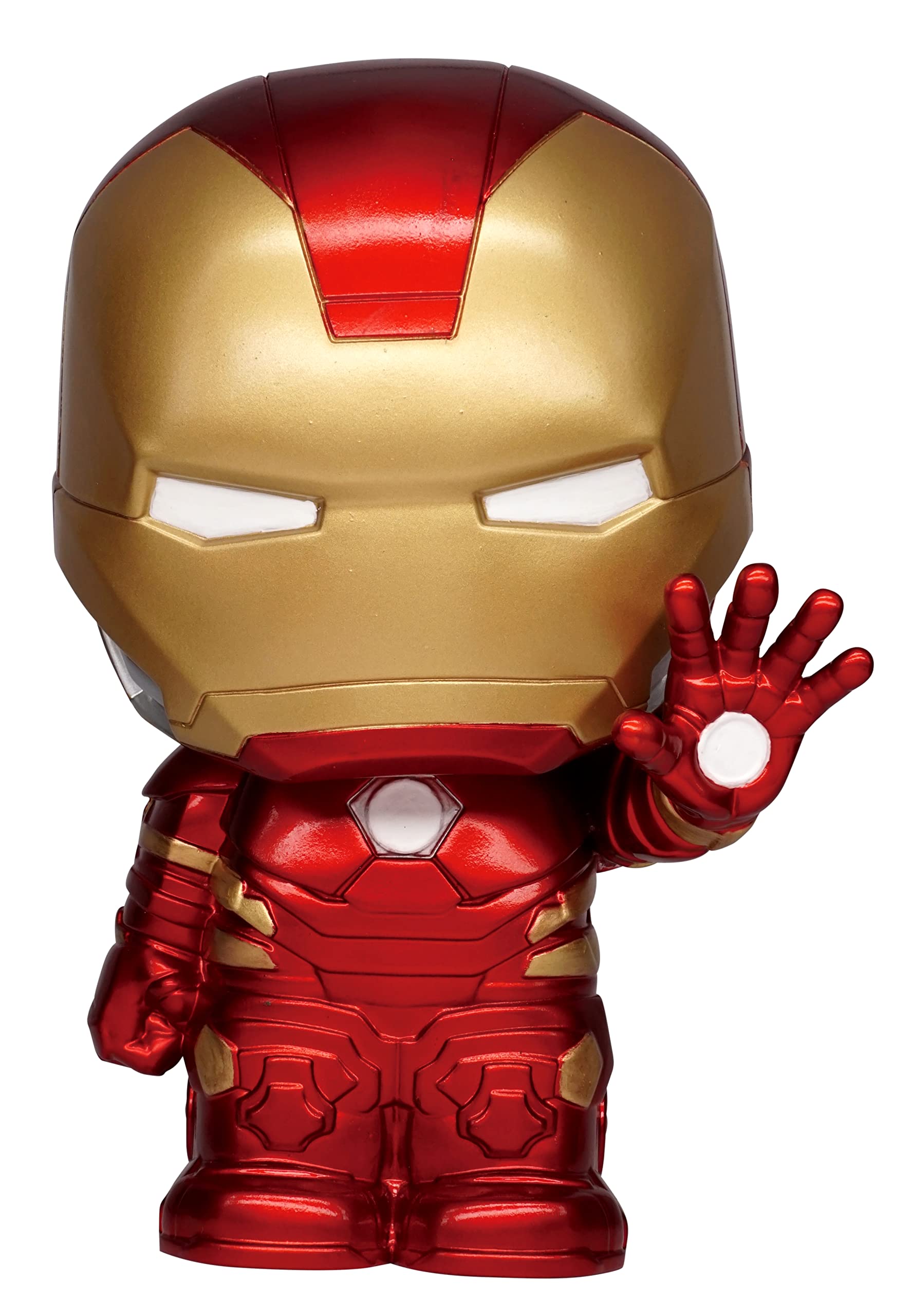 Marvel Iron Man Figural Bank - Collectible Superhero Money Box for Kids & Adults | Perfect for Home Decor, Office Desk, and Marvel Fan Gifts