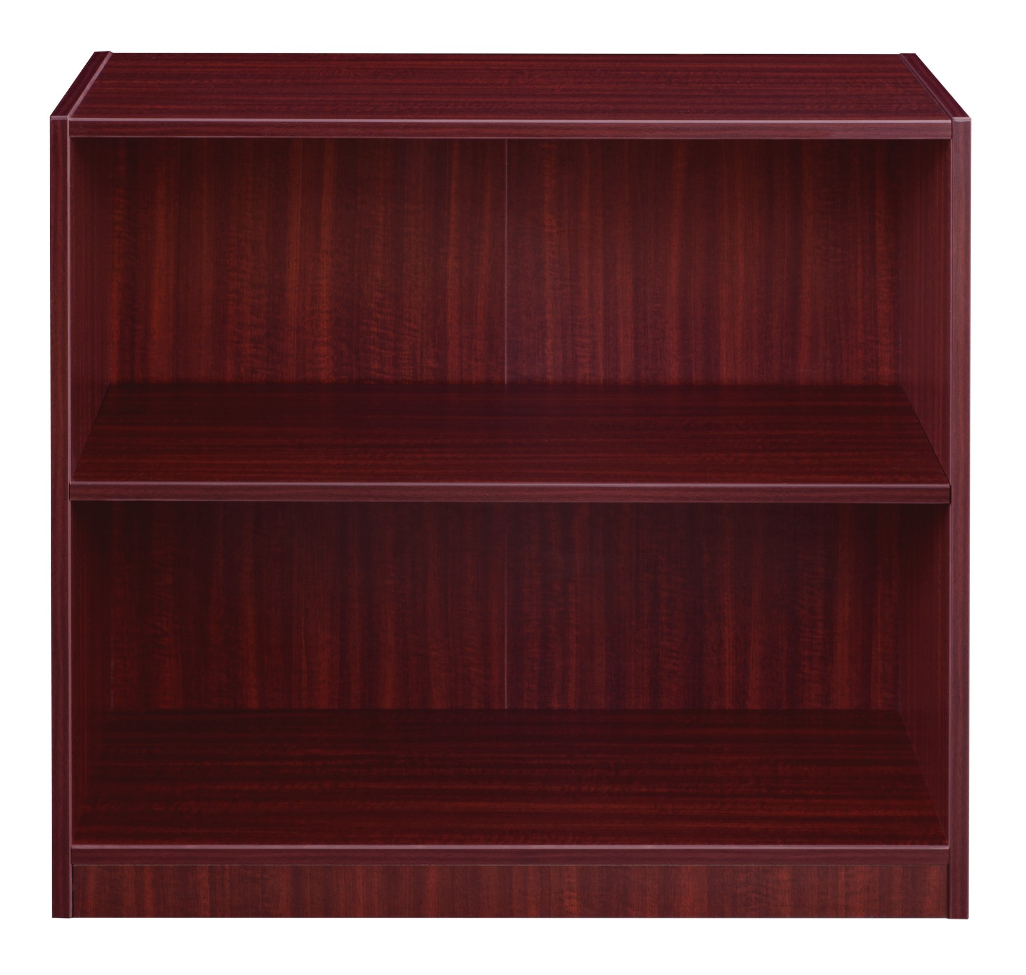 Regency High Bookcase Legacy 30 Inch Mahogany Wood Bookshelf - Perfect for Home Office, Living Room & Library Storage
