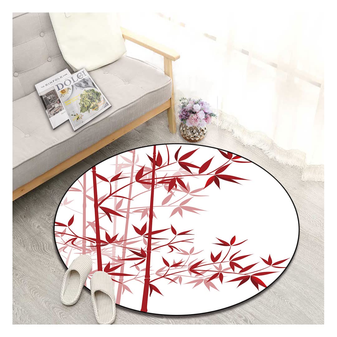 Non-Slip Round Area Rug - 59
