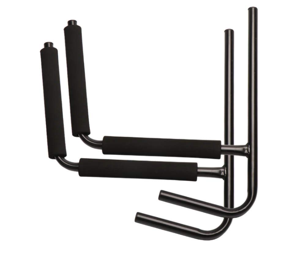**Heavy-Duty Kayak Wall Mount - 1 Pair Kayak & Canoe Storage Rack with Paddle Holder - 70kg Load Capacity - Perfect for Garage, Shed, or Outdoor Kayak Storage**