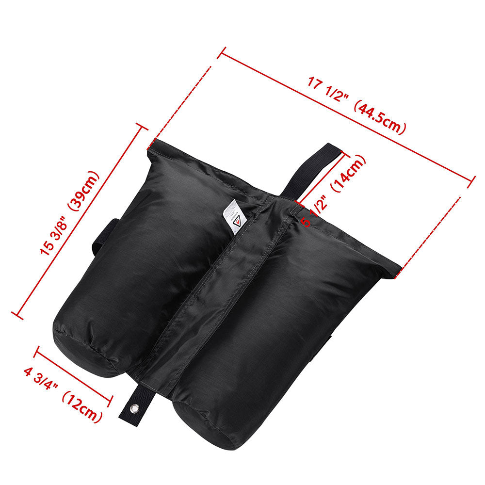4-Pack Universal Canopy Weight Bags with Anchor Holes - Heavy Duty Sand Weights for Instant Tents, Pop Up Canopies & Outdoor Events - Perfect for Beach, Camping, and Backyard Parties