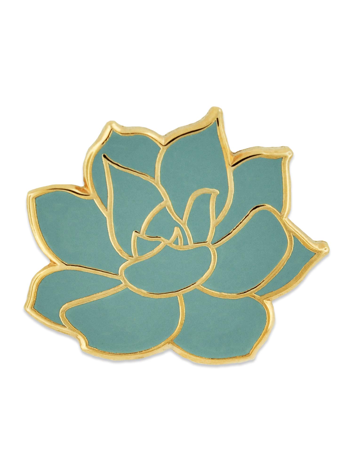 Trendy Succulent Flower Plant Enamel Lapel Pin for Women Men - Perfect for Jackets, Bags, Hats & DIY Crafts | PinMart