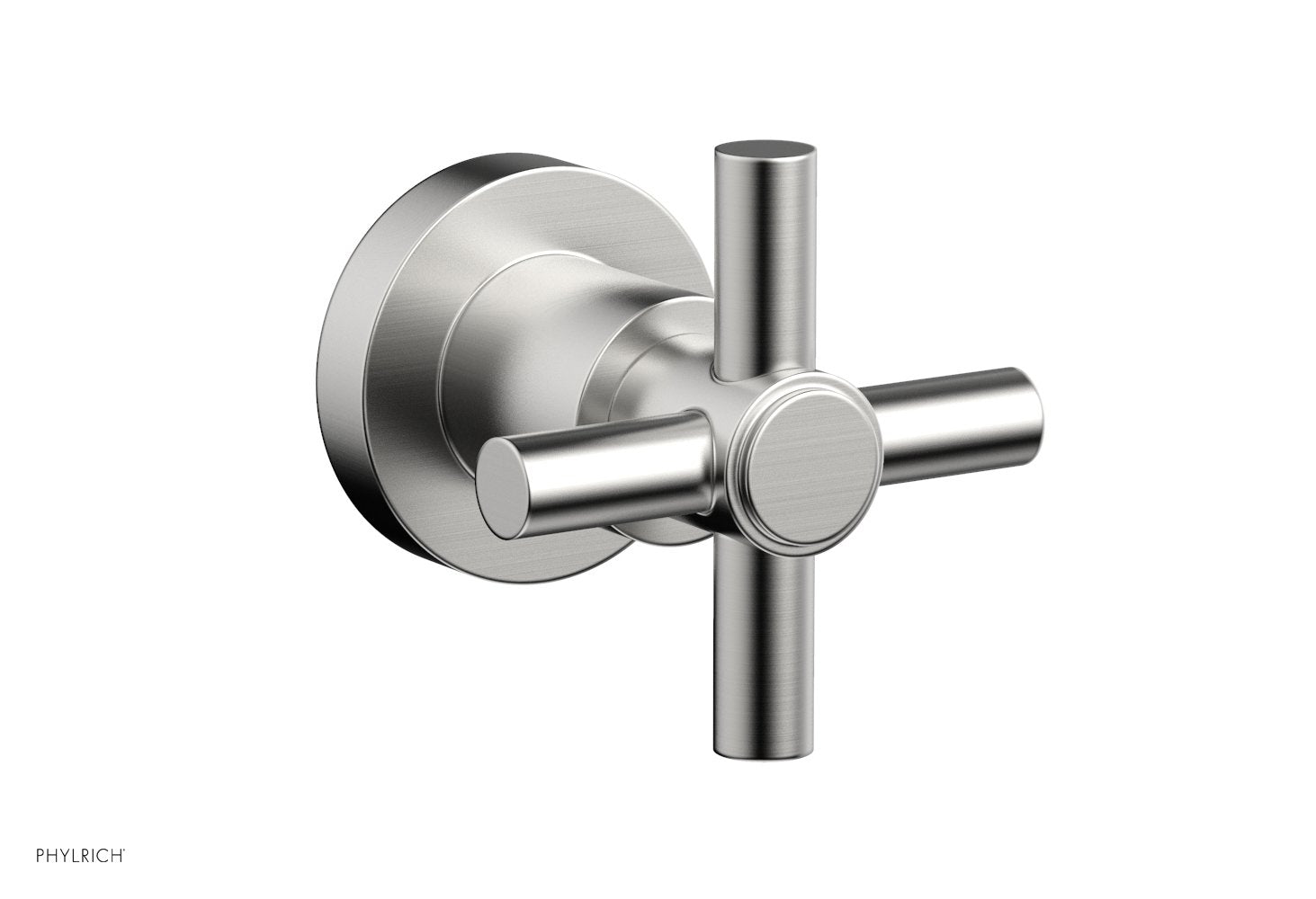 BASIC Volume Control Diverter Trim - Tubular Cross Handle D2PV134A for Bathroom & Shower Faucet Installation | Perfect for Home Renovation & Plumbing Projects