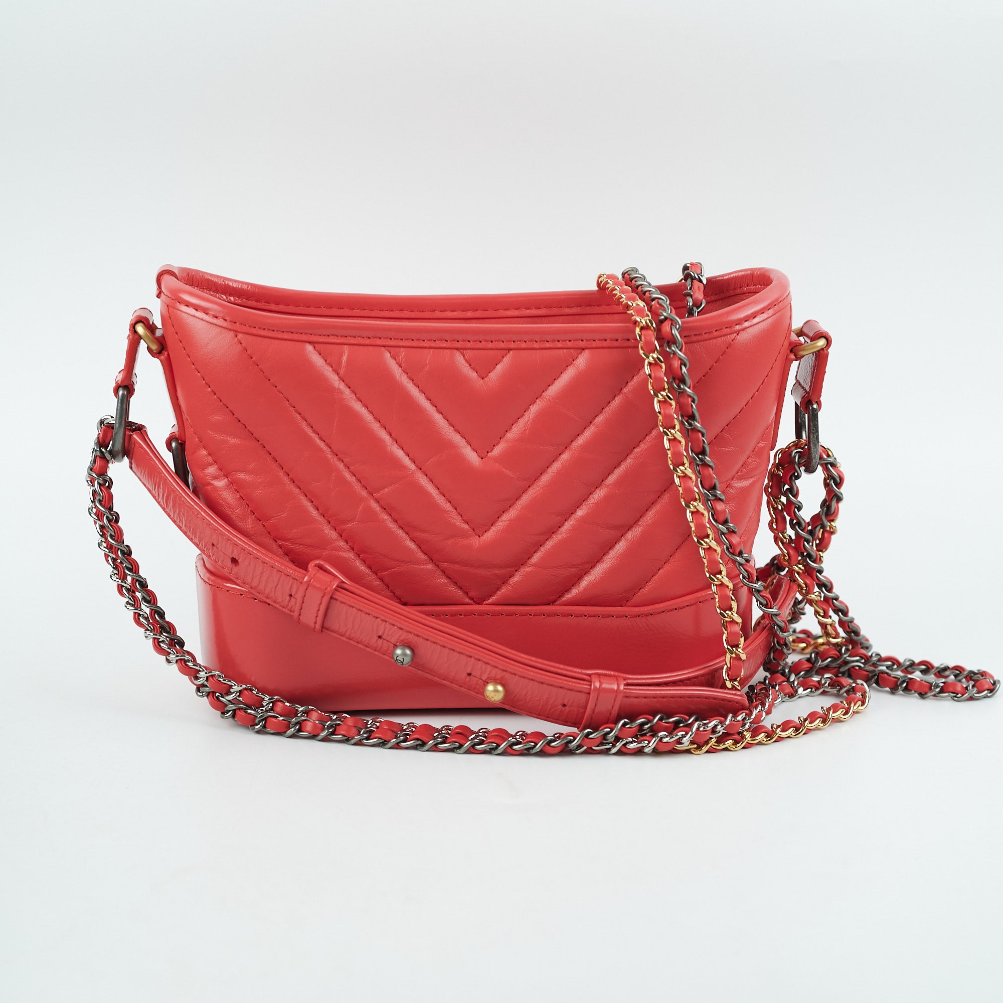 Chanel Small Gabrielle Hobo Bag in Red - Luxury Crossbody Handbag for Women, Perfect for Date Night & Evening Events