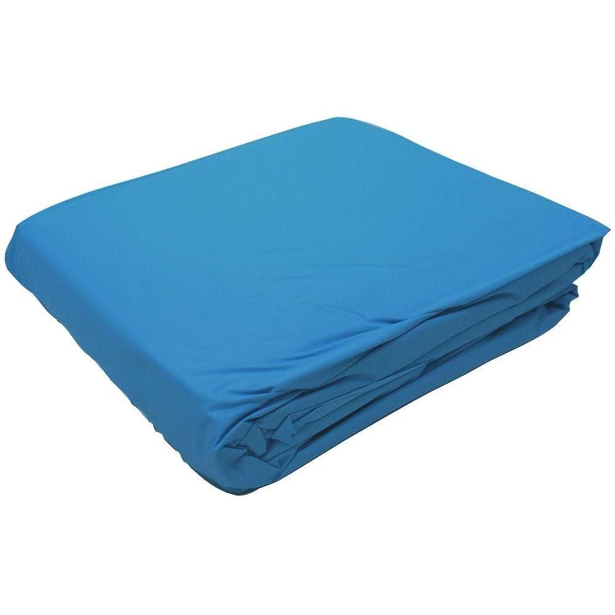 Swimline LI184820 18 Inch Solid Blue Round Above Ground Pool Vinyl Liner - 20 Gauge, UV Resistant, Fits 48 to 52 Inch Pools | Durable Overlap Design for Backyard Swimming & Summer Fun