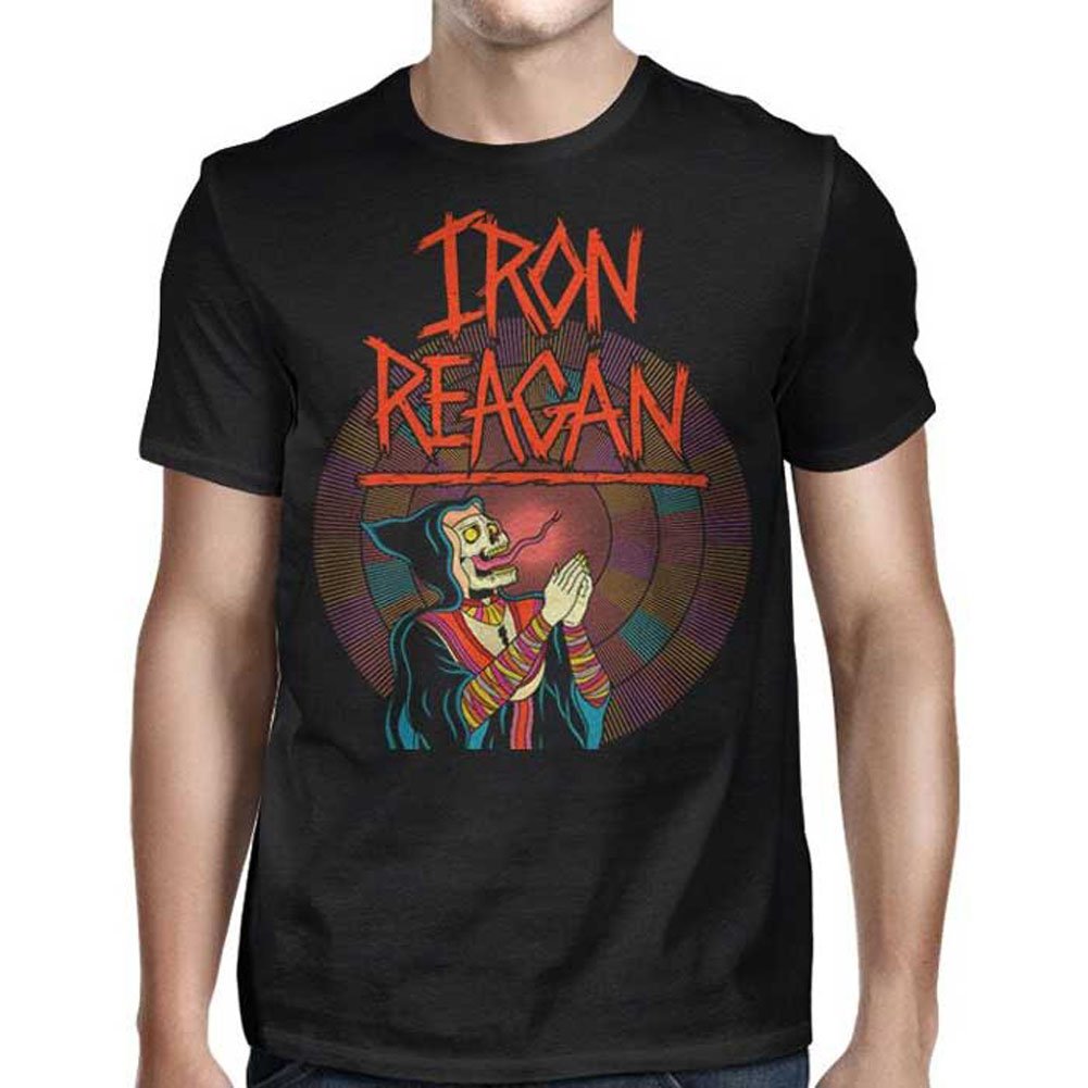 JSR Iron Reagan - Men's Crossover Ministry Graphic T-Shirt | Heavy Cotton Tee for Punk Rock Fans & Metalheads | Perfect for Concerts, Mosh Pits & Streetwear Fashion