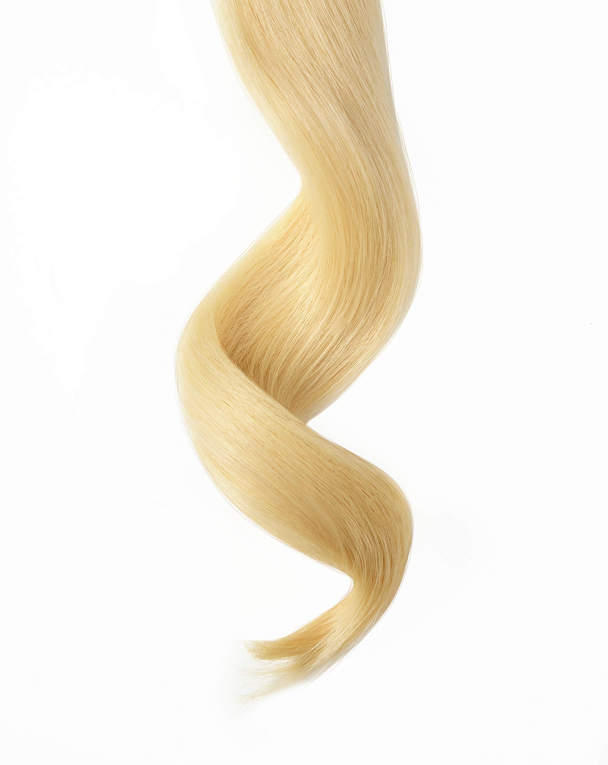 NINFAS 100% Virgin Cuticle Remy Human Hair Tape-In Extensions - Gold Line, #10 Lightest Blonde, 18 Inch, 20 Pieces | Natural-Looking Volume & Length for Everyday Styling, Parties & Special Occasions