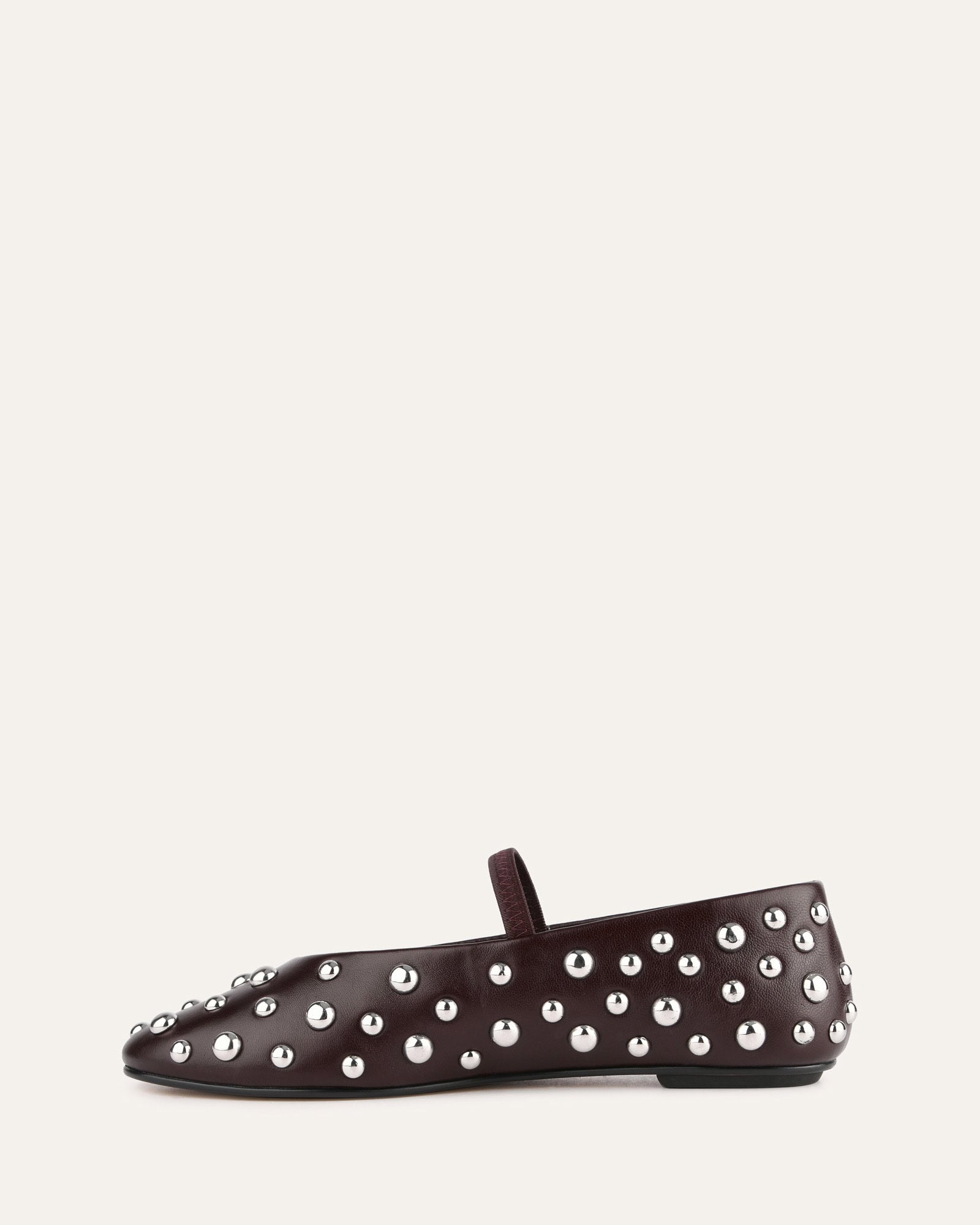 Goldie Casual Flats for Women - Merlot Leather Loafers - Comfortable Slip-On Shoes for Work, Office & Everyday Wear
