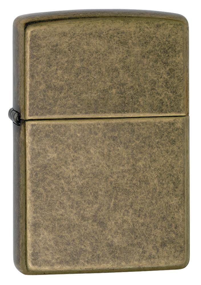 Zippo Classic Antique Brass Windproof Pocket Lighter - Premium Metal Body, Eco-Friendly, Stylish & Travel-Friendly | Perfect for Outdoor Adventures, Camping & Everyday Carry
